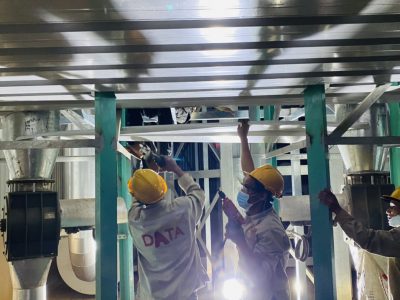 DATA cải tạo nhà xưởng sản xuất cám chăn nuôi NewHope Bình Phước.