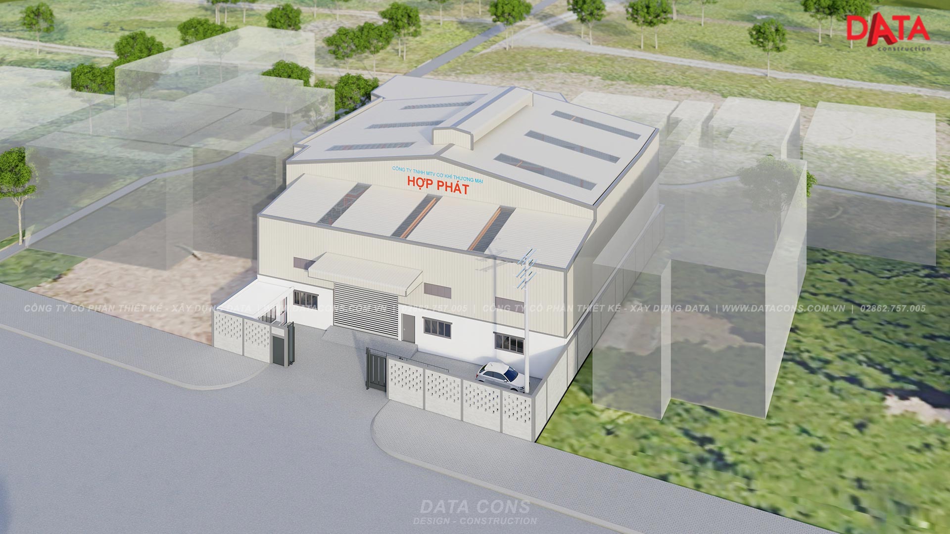 DATA cons cong ty co phan thiet ke xay dung data nha xuong hop phat long an